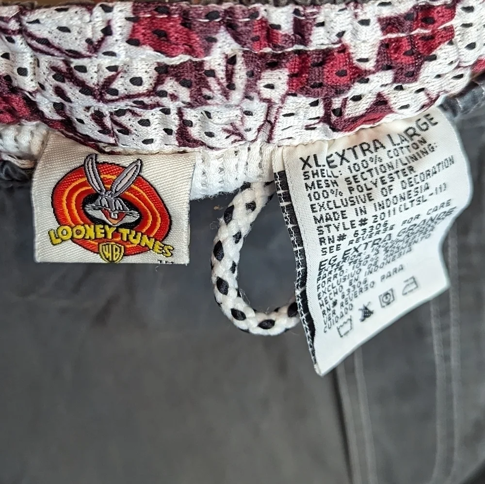 Y2K Vintage Looney Toons Tasmanian Devil Swim Trunks Mens XL